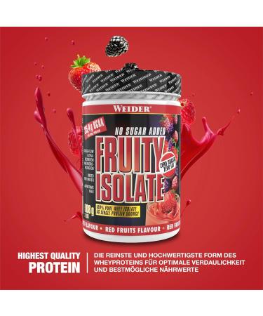 Weider Protein Powder Fruit Isolate - Red Fruit | Premium International Shipping - Buy Online on GoSupps.com