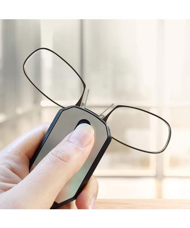 ThinOptics Keychain Case  Rectangular Reading Glasses Black 2 x - Buy Online on GoSupps.com