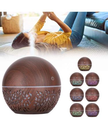 Buy Brrnoo 130ml Essential Oil Diffuser - Alexa-Compatible Aroma Therapy with 7 LED Colors for Home Yoga Spa & Office - Buy Online on GoSupps.com