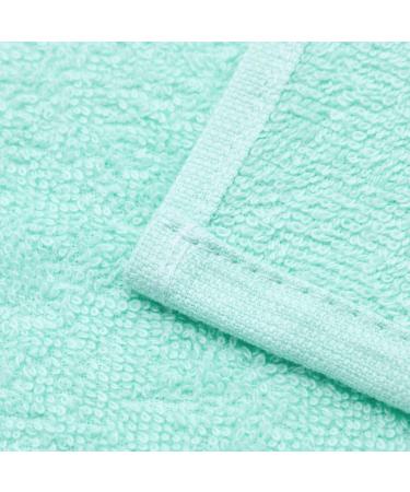 Zollner 10-Pack Mint Washcloths | Soft & Super Absorbent Hotel Quality Cotton Towels | 30x30 cm | Washable up to 60 C | Perfect for Home & Travel - Buy Online on GoSupps.com