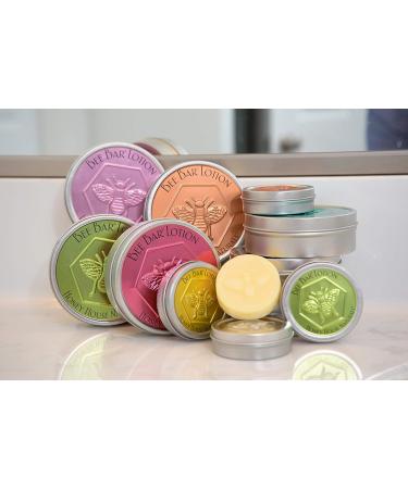 Bee Bar Honey House Naturals Duo - Vanilla 6oz & 2oz All Natural Moisturizing Lotion Bar | Infused with Essential Oils | Made in USA - Buy Online on GoSupps.com