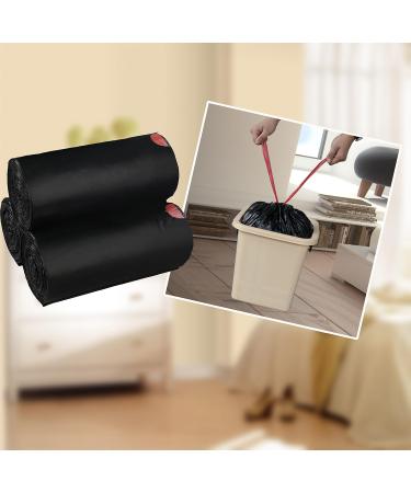 Begale 110 Counts 8 Gallon Garbage Bags Drawstring Trash Bag Black - Buy Online on GoSupps.com