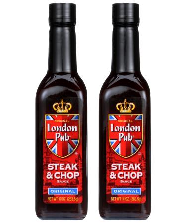 London Pub, Sauce Steak & Chop, 10 OZ (Pack of 2)