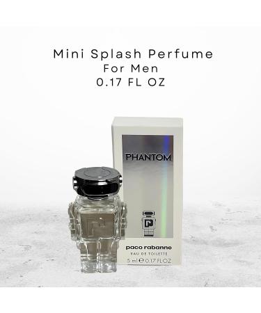 Paco Rabanne Phantom Perfume for Men Mini EDT Splash 0.17 Ounce 0.17 Fl Oz (Pack of 1) - Buy Online on GoSupps.com