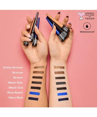 Annabelle Waterproof Liquid Eyeliner Goldy Bronze Precise Application Ultra-Pigmented & Glossy Shades 24H Long-Lasting Waterproof Oil-Free Gluten-Free Vegan Cruelty-Free 3 mL - Buy Online on GoSupps.com