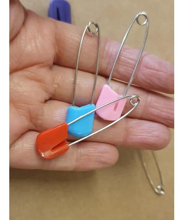 Fat Catz Copy Catz 5x Colourful Stainless Steel Safety Pins - 5cm Length - Buy Online on GoSupps.com