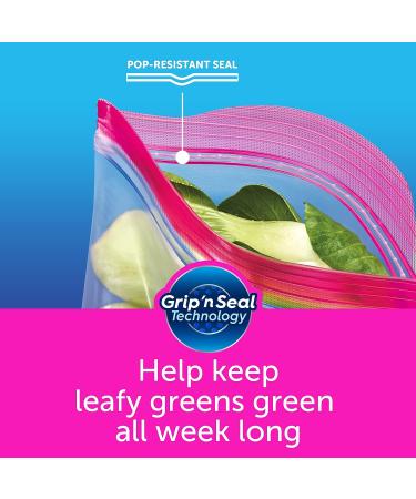 Ziploc Gallon Food Storage Bags with Grip 'n Seal Technology - 150 Count (2 Packs) | Easy Open and Close | Transparent - Buy Online on GoSupps.com