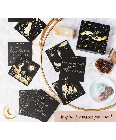 Healing Crystals Set with Daily Affirmation Cards - Manifestation Crystals and Stones. Authentic Gemstones and Crystals Sets for Beginners. Chakra Stones and Energy Crystals for Witchcraft Supplies Prosperity Crystals Withâ¦ - Buy Online on GoSupps.com