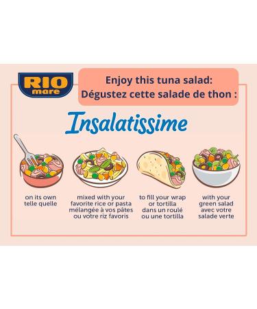 Rio Mare - Insalatissime Tuna Salad - Couscous and Light Tuna - Ready to Eat Salad High in Protein No Preservatives 160g Couscous Salad - Buy Online on GoSupps.com
