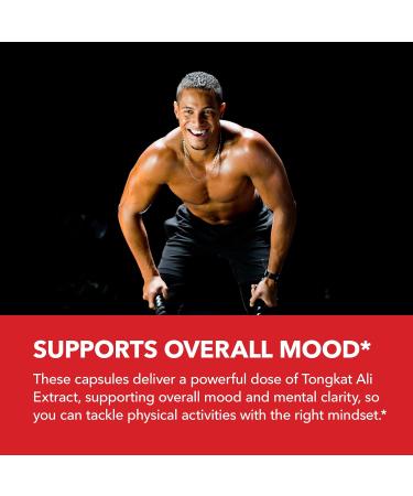 Longjack Tongkat Ali for Men - 200:1 Extract 1 250mg - Boost Male Health Performance & Energy - 60 Capsules - Buy Online on GoSupps.com