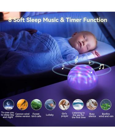 Galaxy Projector with White Noise, Bluetooth Speaker & Remote Control - Bedroom Decor & Kids Gift - Buy Online on GoSupps.com