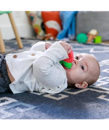 Shop Lil Nibblers Vibrating Apple Teether - Soft Silicone Dental Aid for Babies & Toddlers | International Shipping Available - Buy Online on GoSupps.com