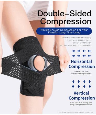 ANACON Meniscus Tear Knee Brace XXXX-Large - Knee Sleeve for Pain Relief & Injury Recovery - Buy Online on GoSupps.com