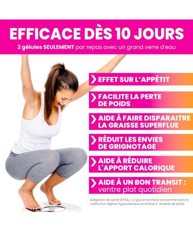 KONJAC | 100% natural active ingredient | 60 capsules | Satiety effect Line & Transit to be consumed as part of a low-calorie - Buy Online on GoSupps.com