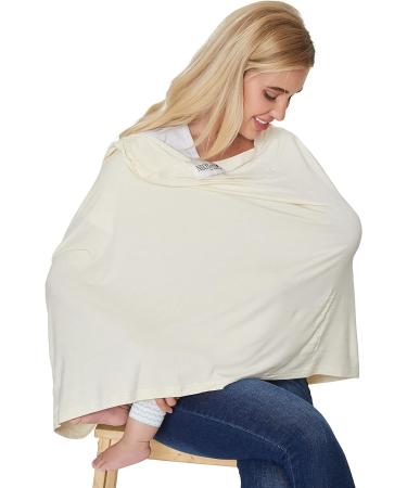 NeoTech Care Baby Nursing Cover Breastfeeding Scarf - Soft Gray Fabric - Buy Online on GoSupps.com