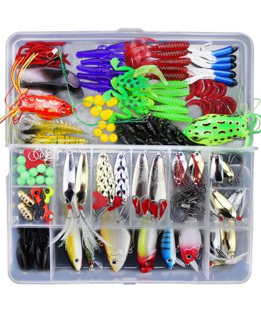 Leeko Spinner Fishing Set Blinker Fishing Lure for Pike Trout Zander Perch 141 - Buy Online on GoSupps.com