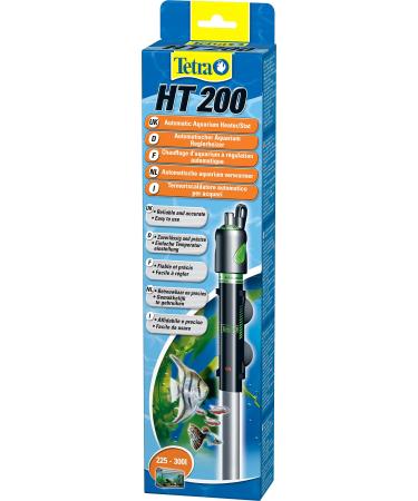 Tetra HT200 HEIZER for 225-300 L aquariums - powerful aquarium heaters for covering different power levels with temperature setting button 200 W