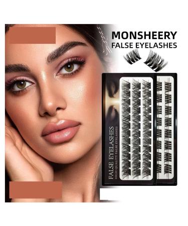 Shop Reusable Thick Natural False Eyelashes - 8mm Clustered Styles | International Shipping Available - Buy Online on GoSupps.com