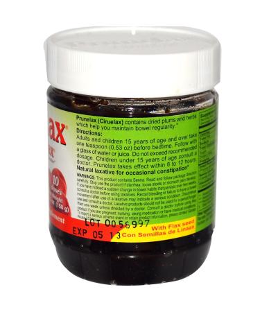 Ciruelax Laxative Jam 5.30 Ounces