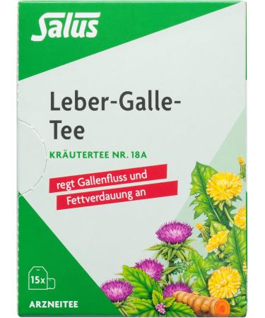 Salus Liver and Gallbladder Tea No. 18a 30 g - Buy Online on GoSupps.com