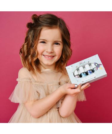 Buy Miss Nella Magic Safari Glitter Nail Polish Set for Kids | Non-Toxic Peel-Off Formula | International Shipping - Buy Online on GoSupps.com
