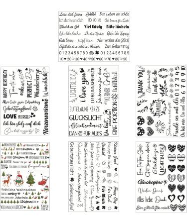 Christmas Candle Stickers - 7 Sheets of Vibrant Water Transfer Labels with Snowman & Reindeer - Perfect for Candles & Water Bottles - Buy Online on GoSupps.com
