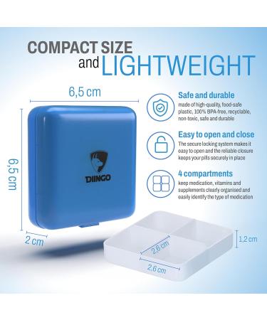 DIINGO Pill Case Box Bundle & Kirkland Signature Aller-Tec 365 Tablets - Best International Shipping Available - Buy Online on GoSupps.com
