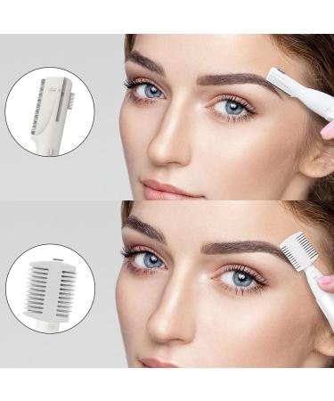 Precision Eyebrow & Facial Trimmer for Women - No Cutting Risk | Mini Electric Shaving Tool - Buy Online on GoSupps.com