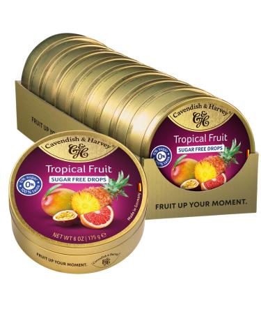 Cavendish & Harvey Cavendish BLIK SUGAR FREE TROPICAL 9 x 175 grams