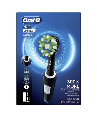 Oral-B Pro Limited Electric Toothbrush | Rechargeable | (2) Brush Heads | Black - Buy Online on GoSupps.com