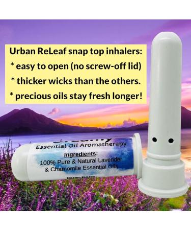 Buy Urban ReLeaf Dreamy Essential Oil Inhaler - Pure Lavender & Chamomile Pocket Size Alcohol-Free Made in USA - International Shipping Available - Buy Online on GoSupps.com