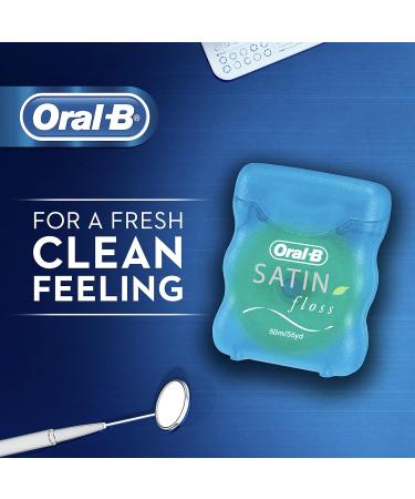 Buy Oral B Satin Dental Floss 25m Mint - Best International Shipping | Premium Dental Care - Buy Online on GoSupps.com