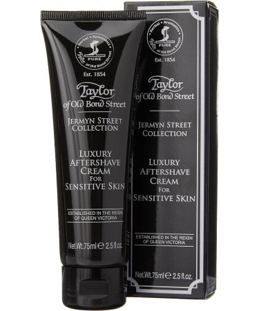 Taylor of Old Bond Street 75ml Jermyn Street Luxury Aftershave Cream - Sensitive Skin Care - Buy Online on GoSupps.com