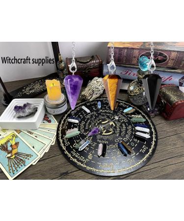 XIANNVXI 6 Pcs Crystal Pendulums Set Amethyst Rose Quartz Lapis Lazuli Pendulums for Divination Dowsing Pendulum Crystal Witch Gifts Spiritual Gifts Reiki Witchcraft Supplies G - 6pcs B - Buy Online on GoSupps.com