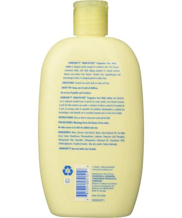 Johnson's Baby Fragrance-Free Head To Toe Baby Lotion 15 oz - Buy Online on GoSupps.com