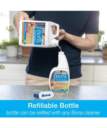 Bona OxyPower Wood Floor Deep Cleaner 1L Spray Bottle - Effective Wood Floor Cleaning - Buy Online on GoSupps.com