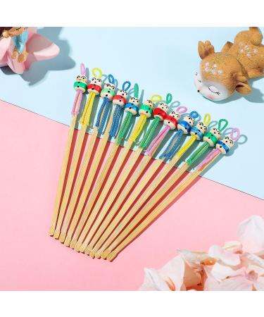 100 Piece Bamboo Ear Cleaner Ear Pick Mix - Handmade, Cute Doll Design - Wax Remover Cleaning Tool for Adults - Buy Online on GoSupps.com