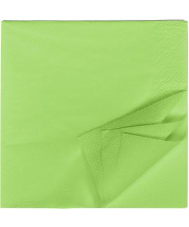 HEKU 100 Light Green Napkins - 3-Layer 33x33cm Highly Absorbent Stylish & Practical 5-Pack for Events & Gastronomy - International Shipping Available - Buy Online on GoSupps.com