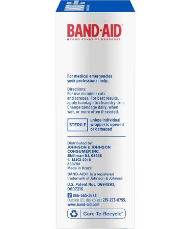 Band-Aid Brand Tru-Stay Sheer Strips - Adhesive Bandages for First Aid & Wound Care (40 ct) - International Shipping Available - Buy Online on GoSupps.com