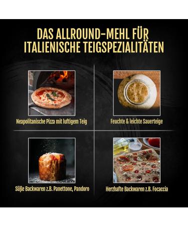 Buy DELICRET - 6x1kg Caputo Cuoco Pizza Flour Type 00 | Authentic Recipe & Tips for Perfect Pizza | International Shipping Available - Buy Online on GoSupps.com