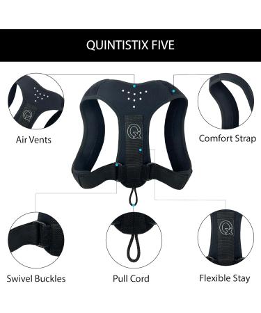 Posture Corrector & Back Brace - Adjustable for Men & Women - Ultimate Pain Relief for Neck Shoulders & Back - One Size Fits All - Buy Online on GoSupps.com