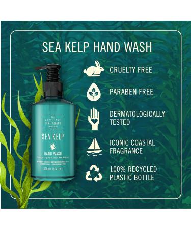 Scottish Fine Soaps Sea Kelp Marine Hand Wash - 300ml Pump | Luxurious Hydration for All Skin Types | Shop Internationally - Buy Online on GoSupps.com
