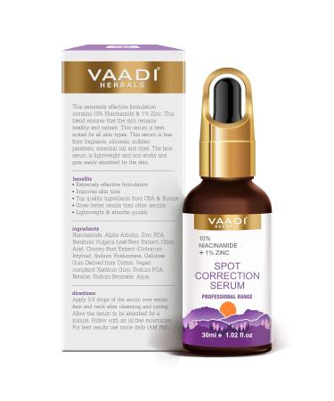Buy Spot Correction Serum with 10% Niacinamide & 1% Zinc - 30ml | Acne Treatment for Even Skin Tone | International Shipping Available - Buy Online on GoSupps.com