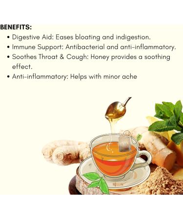 All Natural Instant Honeyed Ginger Drink 36-Count Bags - Buy Online on GoSupps.com