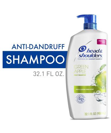 Buy Head and Shoulders Green Apple Anti-Dandruff Shampoo - Daily Use for All Hair Types | Fast International Shipping - Buy Online on GoSupps.com