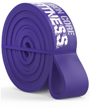 Iron Core Fitness Resistance Bands for Pull Up Assist- Strength Power Flexibility Training at Home or Gym. Ebooks and Workout Chart Included. #4 Purple