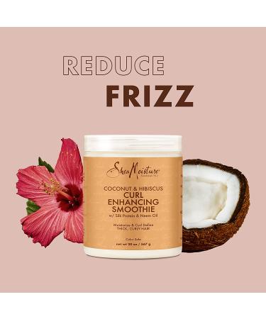 SheaMoisture Coconut & Hibiscus Curl Enhancing Smoothie 20 oz - Sulfate & Paraben Free - Buy Online on GoSupps.com