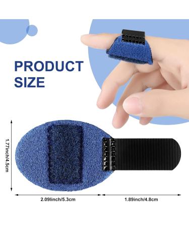 Tondiamo 6 Pack Adjustable Finger Splints for Trigger Finger and Broken Finger - Skin Color & Black Blue Options - Buy Online on GoSupps.com