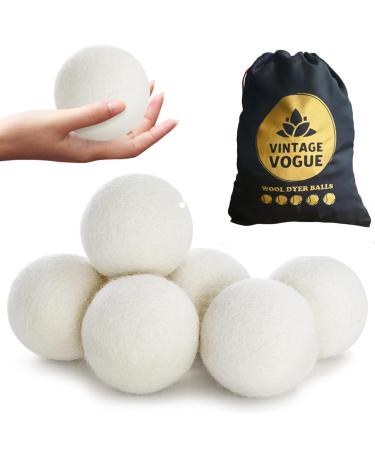Wool Dryer Balls XL 4Pack|100% New Zealand Chemical-Free Laundry Balls|Award Wining Balls Reduce Wrinkles Natural Fabric Softener | Add Essential Oils Instead of Dryer Sheets