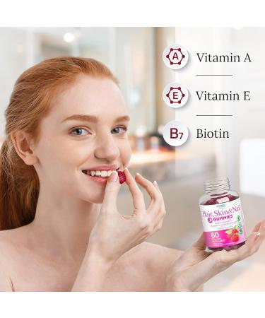 Steph's Pantry Biotin Gummies - Gorgeous Hair, Skin & Nails - Gluten, Nut Free - Non-GMO - Plant Based Pectin - 2 Pack - Buy Online on GoSupps.com